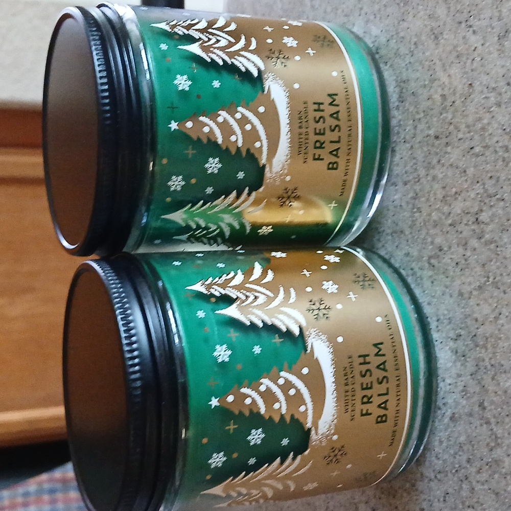 Bath & Body Works Fresh Balsam Single Wick Candles